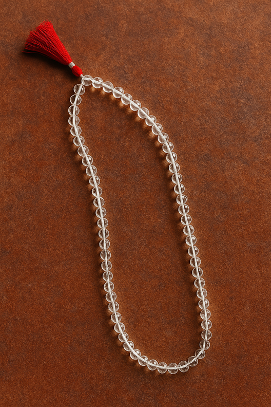 Clear Quartz Mala