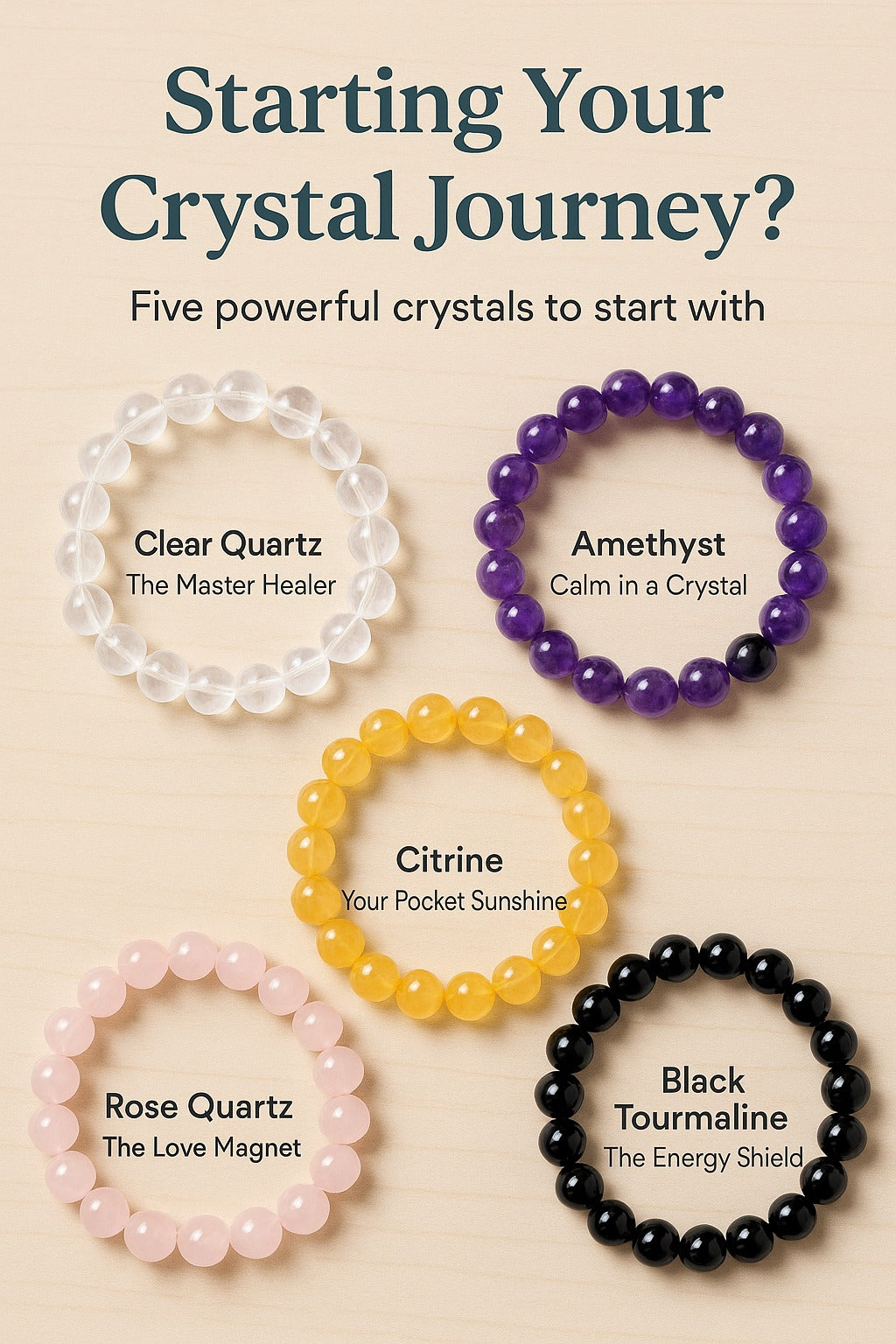 🔮 Top 5 Crystals Every Beginner Should Have