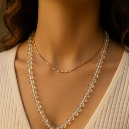 Clear Quartz Mala - Maart.Store Official